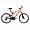 Bicicleta BENOTTO Montaña BLACKCOMB R26 21V. Hombre DS Frenos Doble Disco Mecanico Acero Naranja/Negro Talla:UN