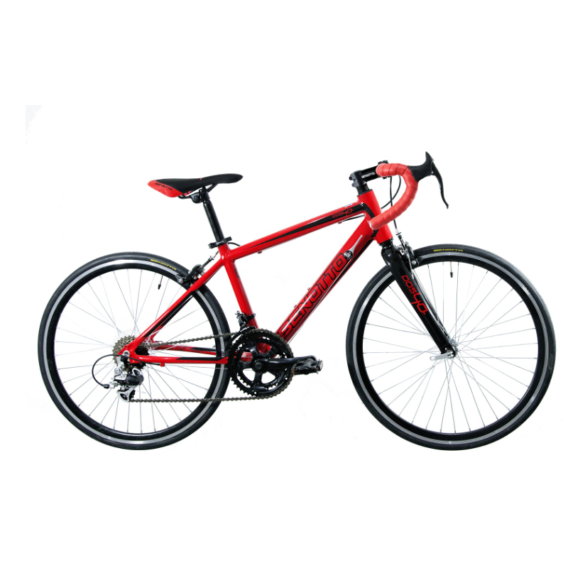 Bicicleta BENOTTO Ruta DOS40 R24 14V. Frenos Carrera Aluminio Rojo/Negro Talla:UN