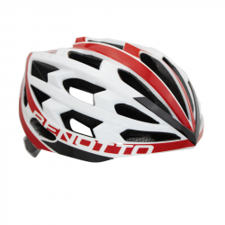 Casco BENOTTO Ruta KS29 Blanco/Rojo/Negro Talla:L(58-61cm)