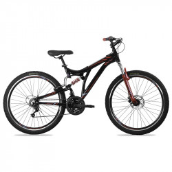 Bicicleta BENOTTO Montaña DS-500 R27.5 21V.  NEGRO ROJO