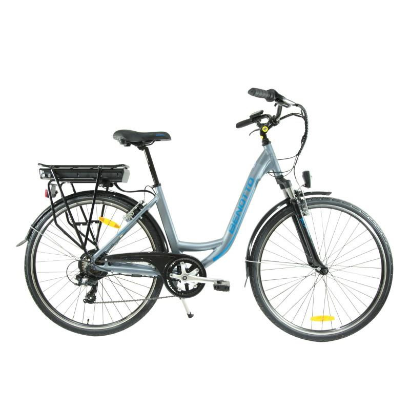 Bicicleta Bike R700C 7V. FS Aluminio Gris/Azul