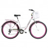 Bicicleta  City COSENZA R700C 7V. Mujer FS Shimano Frenos ”V” Aluminio BlancoTalla:UN