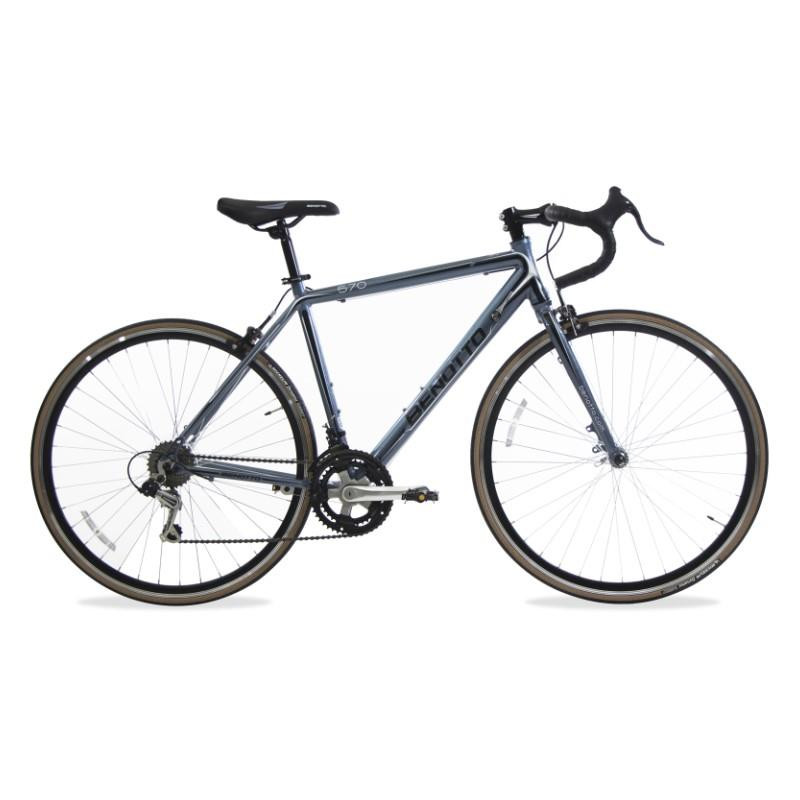 Bicicleta  Ruta 570 R700 14V. Shimano TY18 Frenos Carrera Aluminio Gris Azulado Talla:51