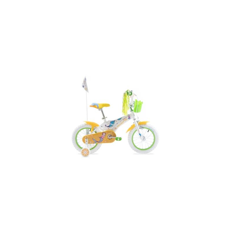 Bicicleta BENOTTO Infantil STELLINA R14 1V. Niña Frenos Caliper/Contrapedal  Acero Blanco Talla:UN