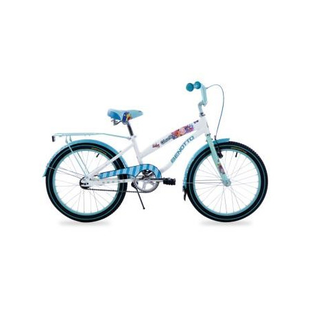 Bicicleta BENOTTO City GISELLE R20 1V. Niña Frenos Contrapedal Acero Blanco/Aqua Claro Talla:UN