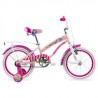 Bicicleta BENOTTO City GISELLE R16 1V. Niña Frenos Contrapedal Ruedas Laterales Acero Rosa/Blanco Talla:UN