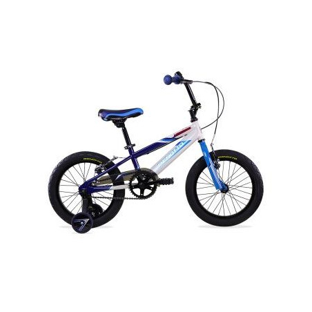 Bicicleta BENOTTO Cross AGRESSOR R16 1V. Niño Frenos ”V” Ruedas Laterales Acero Azul Marino/Blanco/Azul Talla:UN