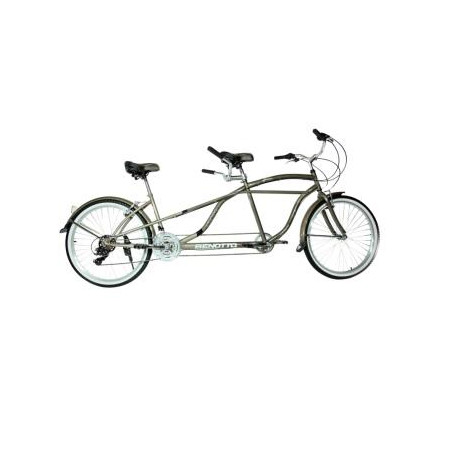 Bicicleta BENOTTO City TANDEM FOR 2 R26 21V. Shimano Frenos ”V” Acero Cafe Cobrizo/Plata Talla:UN