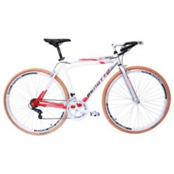 Bicicleta BENOTTO Turismo ST-7500 R28 12V. Hombre Frenos Horquilla, Aluminio Rojo/Blanco/Plata Talla:UN