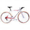 Bicicleta BENOTTO Turismo ST-7500 R28 12V. Hombre Frenos Horquilla, Aluminio Rojo/Blanco/Plata Talla:UN