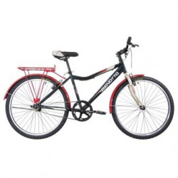 Bicicleta BENOTTO Montaña STREGA R26 1V. Hombre Frenos ”V” Acero Verde Oscuro/Gris Dorado Talla:UN