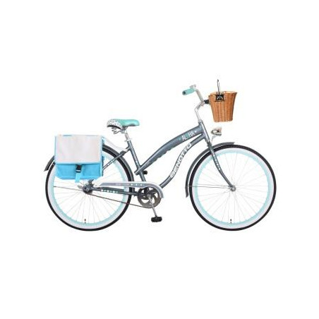 Bicicleta BENOTTO City ALOHA R26 1V. Mujer Frenos Contrapedal Aluminio Gris Talla:UN