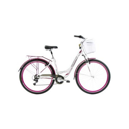 Bicicleta BENOTTO City COSENZA R700C 7V. Mujer FS Shimano Frenos ”V” Aluminio BlancoTalla:UN