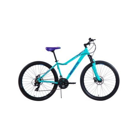 Bicicleta BENOTTO Montaña LHOTSE R27.5 24V. Mujer FS Doble Freno de Disco Aluminio Aqua Talla:MM