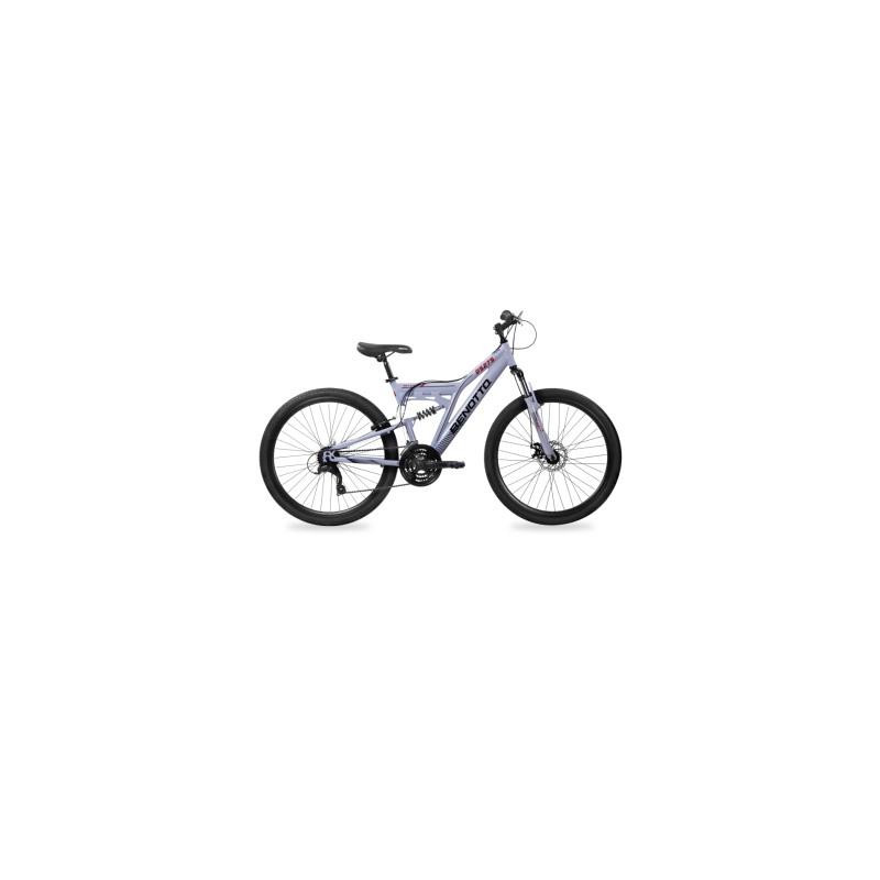 Bicicleta BENOTTO Montaña DS-275 R27.5 21V. Hombre Sunrace Frenos Disco Delantero/”V” Trasero Aluminio / Acero Plata Talla:UN