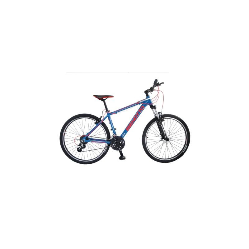 Bicicleta BENOTTO Montaña FS-700 R27.5 24V. FS Shimano Altus Frenos ”V” Aluminio Azul/Negro Talla:MM