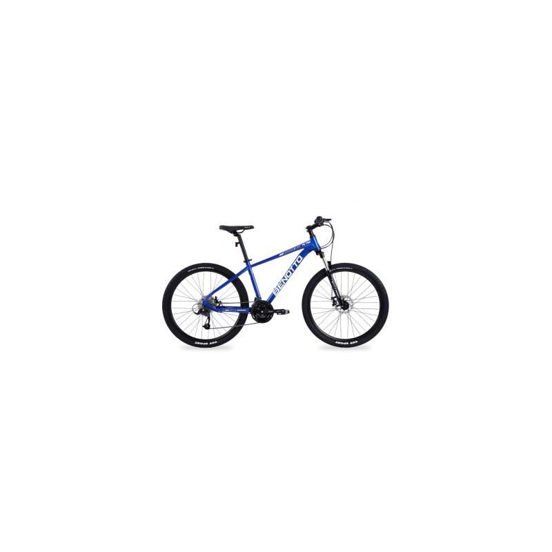 Bicicleta BENOTTO Montaña FS-750 R27.5 24V. FS Frenos Doble Disco Mecanico Aluminio Azul Medio/Gris Oscuro Talla:UN