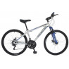 Bicicleta BENOTTO Montaña XC-5000 R26 21V. Sunrace Frenos Doble Disco Mecanico Aluminio Plata/Azul Talla:SS