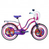 Bicicleta DISTROLLER City CHAMOY R20 1V. Niña Frenos Contrapedal Salpicaderas-Timbre Acero Magenta/Azul Oscuro Tallla:UN