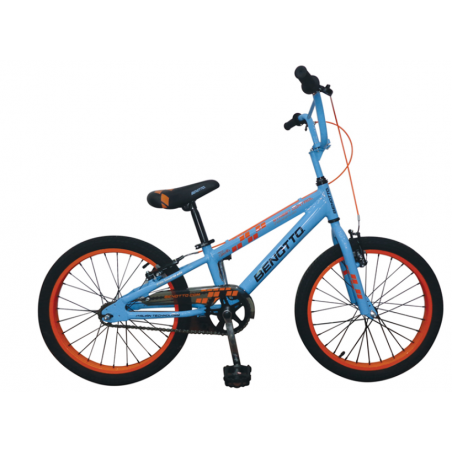 Bicicleta BENOTTO Cross STREET CONTROL R20 1V. Niño Frenos ”V” Aluminio Azul Claro Talla:UN