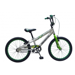 Bicicleta BENOTTO Cross STREET CONTROL R20 1V. Niño Frenos ”V” Aluminio Pulido/Verde Oscuro Talla:UN