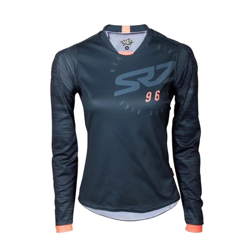 Jersey SUAREZ MTB SPEED Manga Larga Mujer Verde oscuro Talla:G