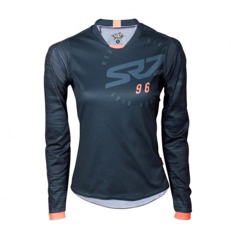 Jersey SUAREZ MTB SPEED Manga Larga Mujer Verde oscuro Talla:G