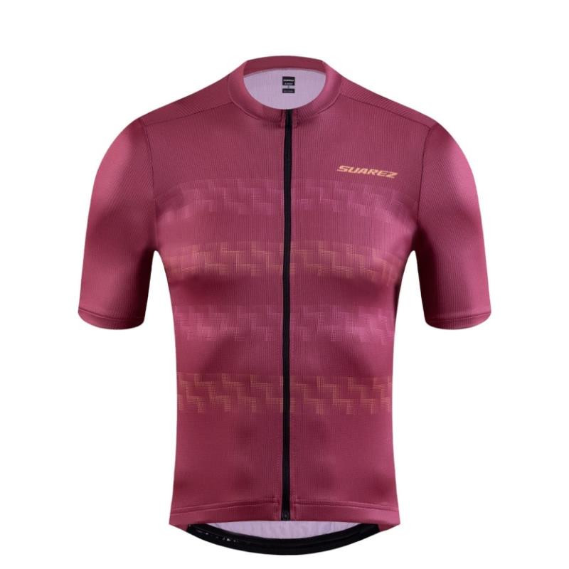 Jersey SUAREZ CLASSIC LANTANA Manga Corta Hombre Vino Talla:XXXG