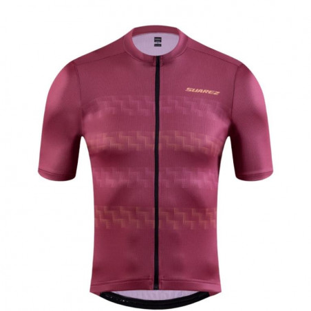 Jersey SUAREZ CLASSIC LANTANA Manga Corta Hombre Vino Talla:XXXG