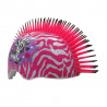 Casco C-PREME Zebra Mohawk Talla:5+ Blanco/Rosa