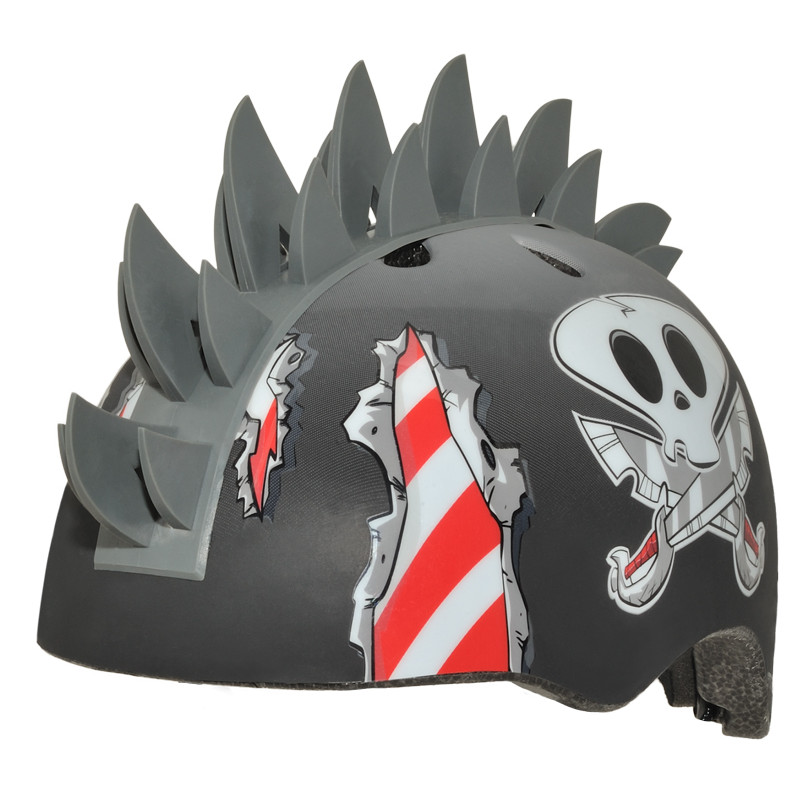 Casco C-PREME RASKULLZ FINHAWK 5+ Calavera Gris