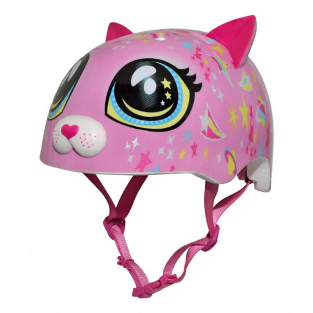 Casco C-PREME RASKULLZ ASTRO CAT PINK Gato 3+ Rosa