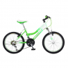 Bicicleta BENOTTO Montaña MADEIRA R20 21V. Niña FS Sunrace Frenos ”V” Acero Verde/Blanco Talla:UN