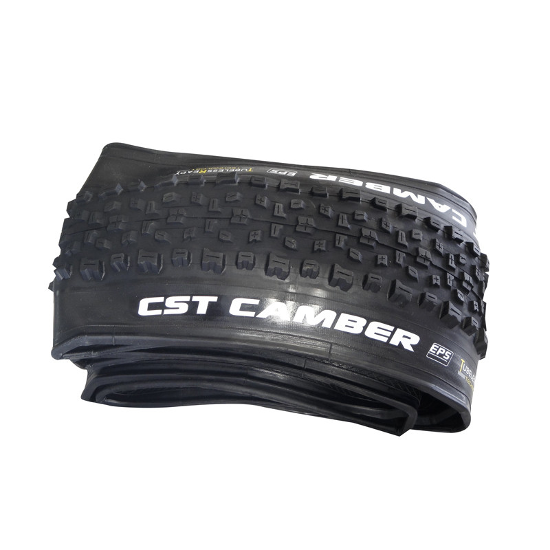 Llanta CST 26X2.25 (62-559) Montaña CAMBER 60TPI C1671 Doblable Dual EPS Tubeless Ready Negro