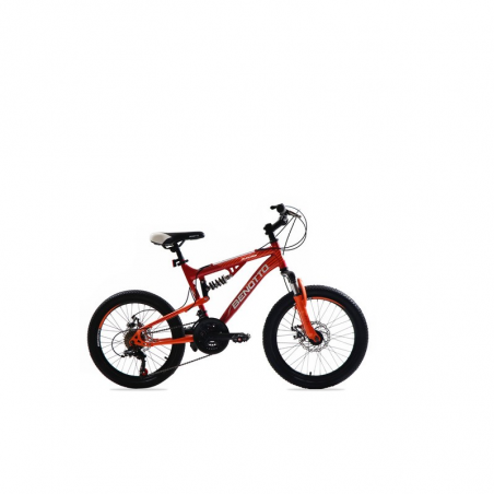 Bicicleta BENOTTO Montaña BLACKCOMB R20 21V. Hombre DS Frenos Doble Disco Mecanico Acero Rojo/Naranja Talla:UN