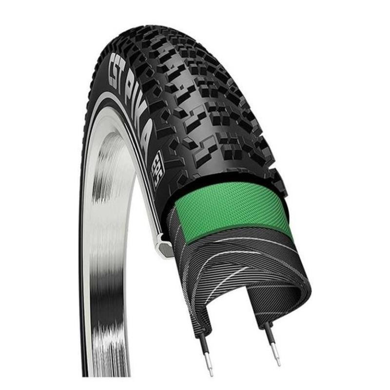 Llanta CST 700X38C (40-622) Turismo PIKA 60TPI C1894 Doblable EPS Tubeless Ready Bicolor