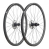 Rin Armado DEDA Gravel TRENTA2 32mm 700C Delantero/Trasero Clincher Eje 9/10mm Carbon Negro Shimano WDSL58POB