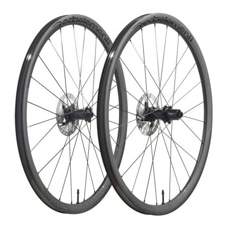 Rin Armado DEDA Gravel TRENTA2 32mm 700C Delantero/Trasero Clincher Eje 9/10mm Carbon Negro SRAM WDSL58POBXDR