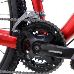 Bicicleta BENOTTO Montaña KUTANG CARBON FIBER R29 3x8 Shimano Frenos Doble Disco Hidraulico Carbon Rojo/Negro Talla:SS