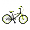 Bicicleta BENOTTO Cross AGRESSOR R20 1V. Niño Frenos ”V” Acero Negro/Gris/Amarillo Neon Talla:UN