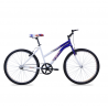 Bicicleta LYNX Montaña R26 1V. Mujer Frenos ”V” Acero Azul Oscuro/Blanco Talla:UN