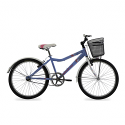 Bicicleta BENOTTO Montaña KYRA R24 1V. Mujer Frenos ”V” Acero Azul/Blanco Talla:UN