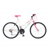 Bicicleta BENOTTO Montaña ALPINA R26 21V. Mujer Sunrace Acero Frenos ”V” Acero Blanco/Rosa Talla:UN Blanco