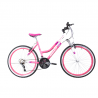 Bicicleta BENOTTO Montaña MADEIRA R26 21V. Mujer FS Sunrace Frenos ”V” Acero Fucsia Aperlado/Blanco Talla:UN