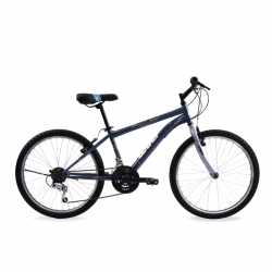 Bicicleta WOLF Montaña R24 18V. Hombre Frenos ”V” Acero Gris/Gris Azulado Talla:UN