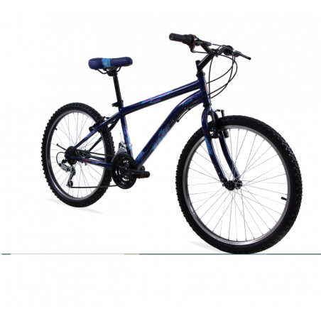 Bicicleta WOLF Montaña R24 18V. Hombre Frenos ”V” Acero Azul Oscuro Talla:UN