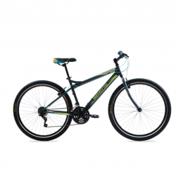 Bicicleta BENOTTO Montaña PROGRESSION R29 21V. Hombre Frenos ”V” Acero Gris Oscuro/Verde Talla:UN