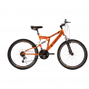 Bicicleta BENOTTO Montaña SNIPER R26 21V. Hombre DS Frenos ”V” Acero Naranja/Negro Talla:UN