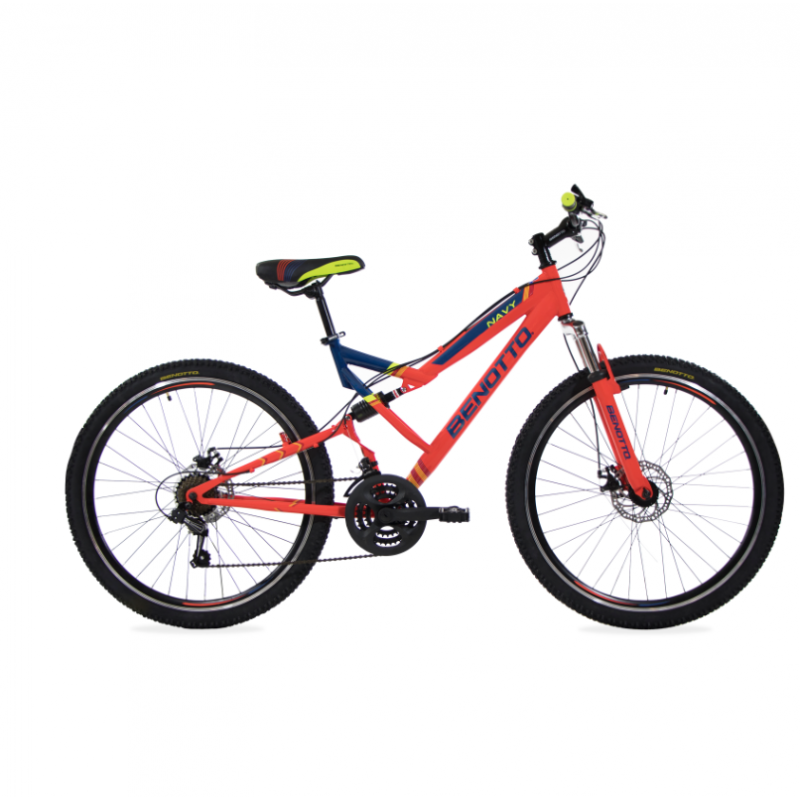 Bicicleta BENOTTO Montaña NAVY R27.5 21V. Hombre DS Shimano Frenos Doble Disco Mecanico Acero